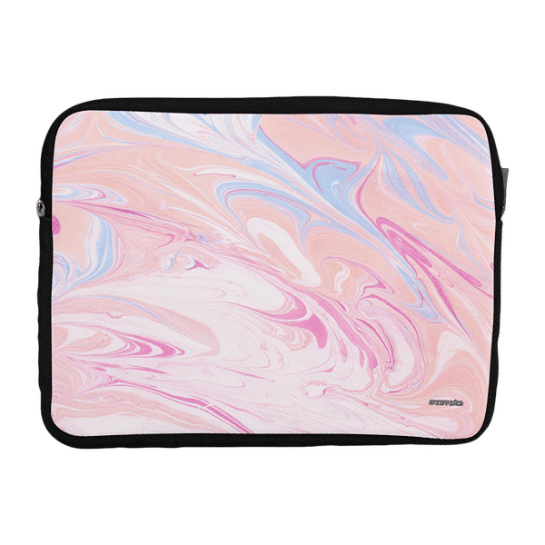 Pink marble top laptop case